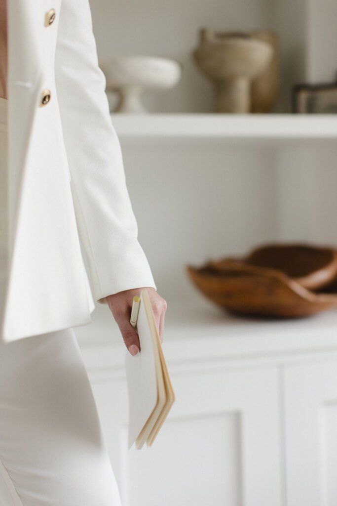 Copywriter's notepad with ideas for a client blog | Finer Things Editorial