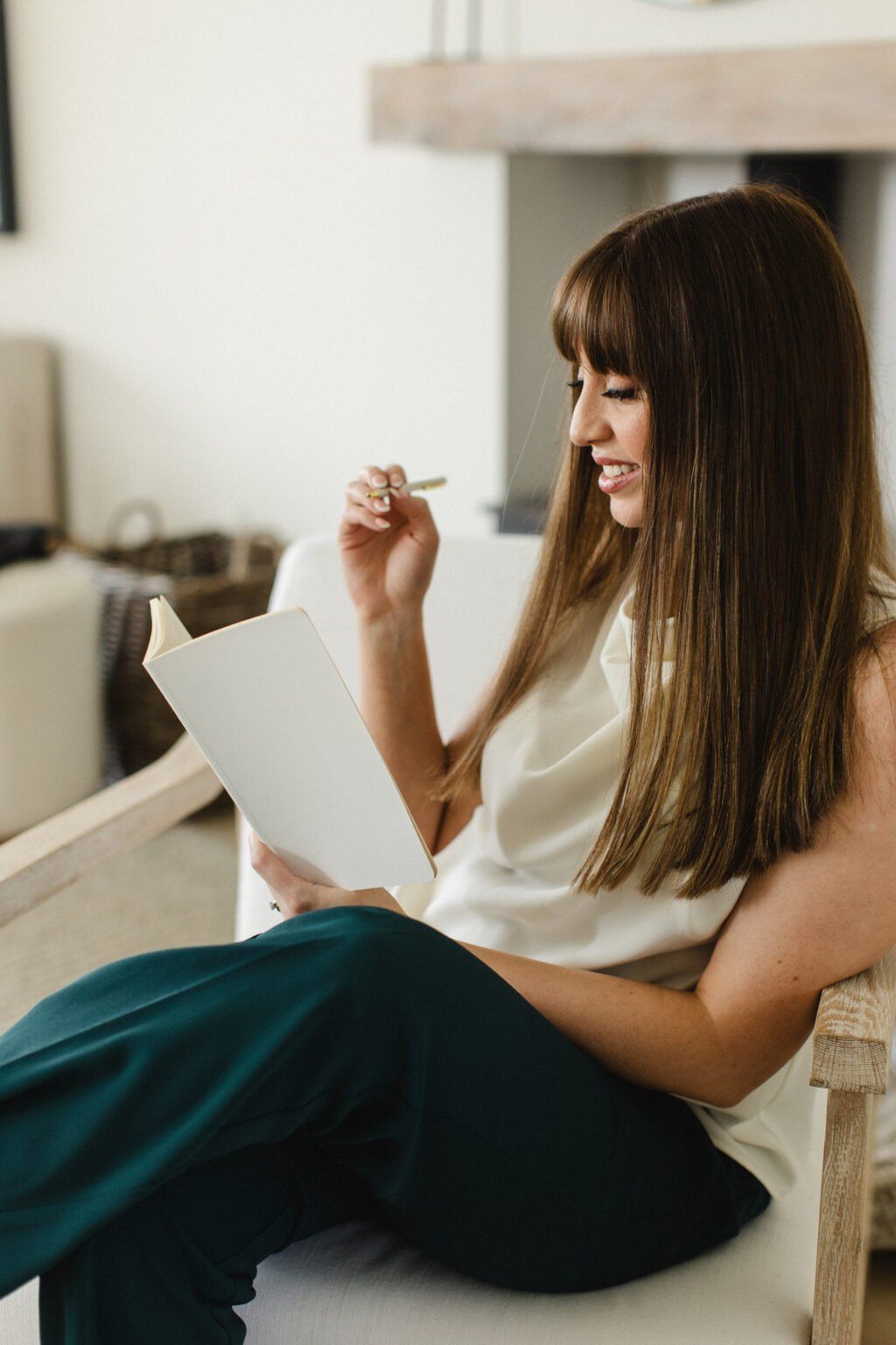 Copywriter preparing notes for a website copy audit | Finer Things Editorial
