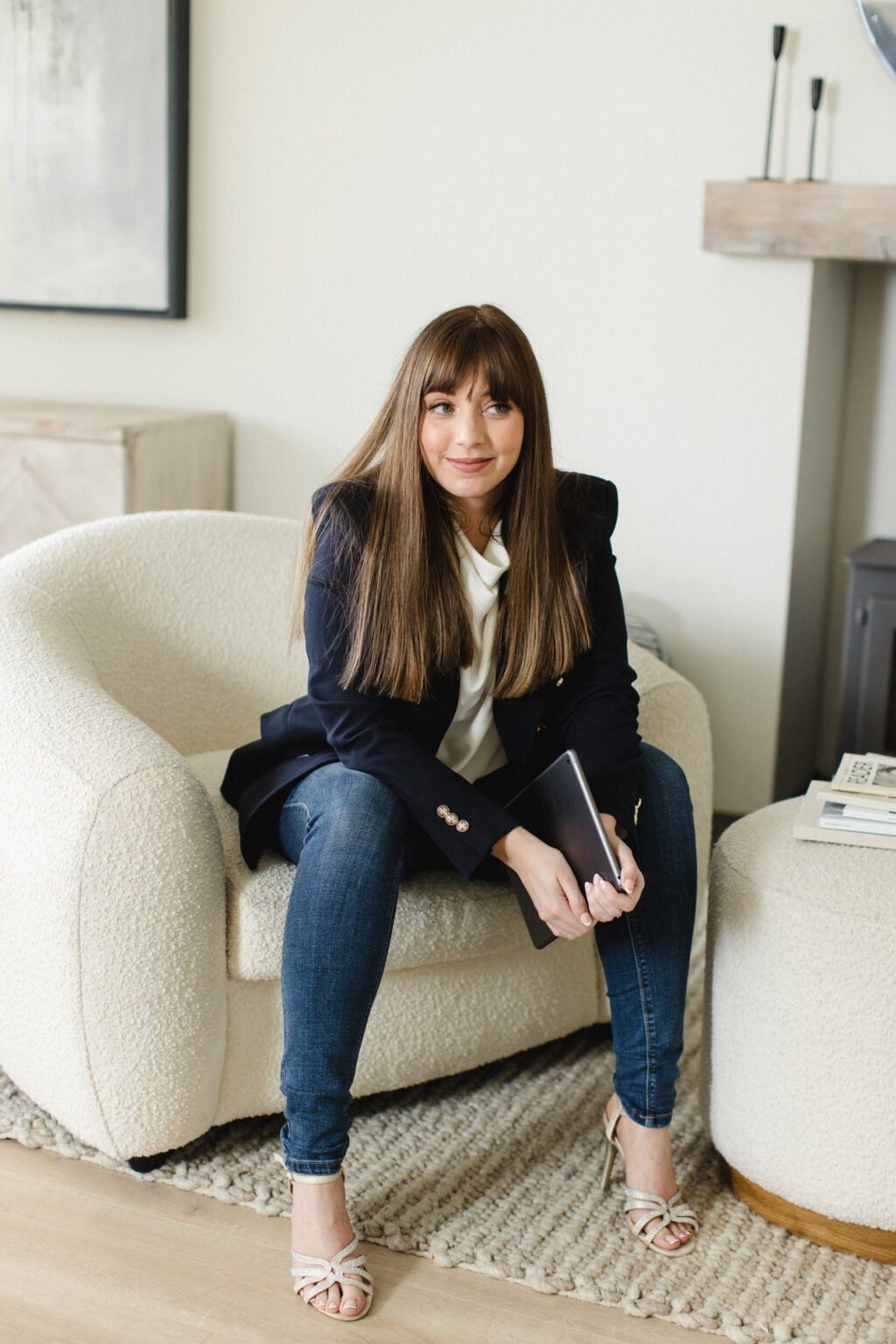 Copywriter thinking about why it's important to hire a pro writer for launch copy | Finer Things Editorial